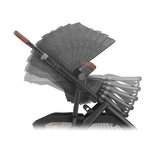 Универсальная коляска 2в1 Uppababy Vista V3 Greyson Charcoal Melange/Carbon Frame/Saddle Leather (0303-VIS-EU- GRY) - Pampik - 9