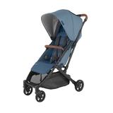 Прогулянкова коляска Uppababy MINU V2 Charlotte Coastal blue/Carbon frame/Saddle leather (0802-MIN-EU- CHA) - Pampik