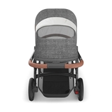 Универсальная коляска 2в1 Uppababy Vista V3 Greyson Charcoal Melange/Carbon Frame/Saddle Leather (0303-VIS-EU- GRY) - Pampik - 8