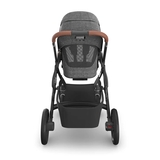 Универсальная коляска 2в1 Uppababy Vista V3 Greyson Charcoal Melange/Carbon Frame/Saddle Leather (0303-VIS-EU- GRY) - Pampik - 4