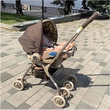 Прогулочная коляска с автокреслом Combi Multi 5 Way, коричневый (111529) - Pampik - 6