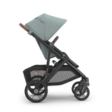 Универсальная коляска 2в1 Uppababy Vista V3 Kenzi Mystic Aqua/Carbon Frame/Saddle Leather (0303-VIS-EU-KNZ) - Pampik - 8