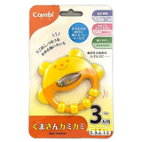 Грызунок-прорезыватель пластмассовый Combi, желтый (116710) - Pampik - 2