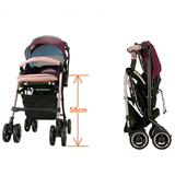 Прогулочная коляска Combi Miracle Turn Elegant, бордовый (115415) - Pampik - 5