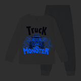 Піжама, що світиться Garnamama Neon PG 98 Білий Блакитний (1032714.50841103) - Pampik - 2