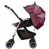 Прогулочная коляска Combi Miracle Turn Elegant, бордовый (115415) - Pampik - 3