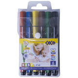 Фломастери ZiBi Jumbo Baby Line, 6 шт. (ZB.2806) - Pampik