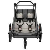 Велосипедний причіп з функцією коляски Lionelo Cama Grey Graphite - Pampik - 5