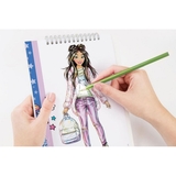 Блокнот c трафаретами Make it Real Розовая мечта (MR3203) - Pampik - 5