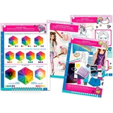 Блокнот c трафаретами Make it Real Розовая мечта (MR3203) - Pampik - 3