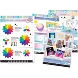 Блокнот c трафаретами Make it Real Модная вечеринка (MR3205) - Pampik - 2