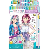 Блокнот c трафаретами Make it Real Розовая мечта (MR3203) - Pampik