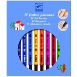 Набор двухсторонних фломастеров Djeco Классика, 10 шт. (DJ08800) - Pampik