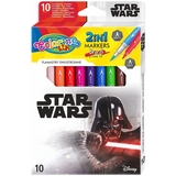 Фломастери двосторонні Colorino Star Wars, 10 кольорів (89502PTR) - Pampik