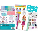 Блокнот з трафаретами Make it Real Мила кішечка (MR3204) - Pampik - 5