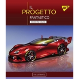 Набор тетрадей Yes Fantastic Cars А5 в клетку, 18 листов, 10 шт. (765181) - Pampik - 4