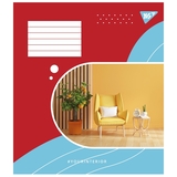 Набір зошитів Yes Your interior А5 в лінійку, 96 аркушів, 5 шт. (767182) - Pampik - 2