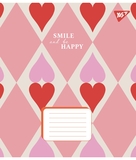 Набір зошитів Yes Smile and be happy А5, в лінійку, 48 аркушів, 10 шт. (767392) - Pampik - 4