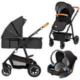 Универсальна коляска 3 в 1 Lionelo Amber Grey Graphite - Pampik