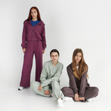 Спортивний костюм Garnamama бомбер з капюшоном,Брюки-палаццо Season 2025 128 Бордовий (1055966.1421214) - Pampik - 4