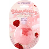 Бомбочка для ванни Mr.Scrubber Strawberry Milkshake, 200 г - Pampik