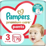 Набір підгузків-трусиків Pampers Premium Care Pants 3 (6-11 кг), 140 шт. (2 уп. по 70 шт.) - Pampik - 2