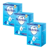 Набір сухої молочної суміші Nutrilon 4 Premium+, 1800 г (3 уп. по 600 г) - Pampik