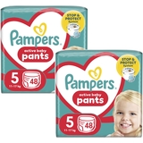 Набір підгузків-трусиків Pampers Active Baby Pants 5 (12-17 кг), 96 шт. (2 уп. по 48 шт.) - Pampik