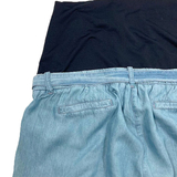 Джинсы Queen Mum укороченные 7/8, тонкие, р.46, джинс, голубой (81212/22790) - Pampik - 5