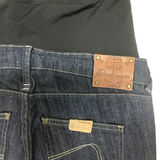 Джинсы Queen Mum прямые, трикотажный живот, р.48, джинс, синий (75.3385/6053) - Pampik - 4