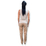 Джинси Queen Mum звужені, р.42, бежевий (47.3618/9049) - Pampik - 6