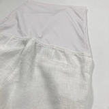 Укорочені штани з манжетом Queen Mum, льон, р.44, білий (81117/22810) - Pampik - 3