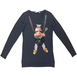 Футболка з довгим рукавом Queen Mum Дитина в слінгу, р.44, сірий (5312.6025/14090) - Pampik