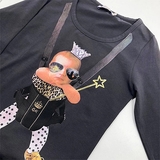 Футболка з довгим рукавом Queen Mum Дитина в слінгу, р.42, сірий (5312.6025/14089) - Pampik - 3