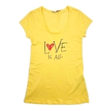 Футболка Queen Mum з написом, р.44, жовтий (4115.6824/10398) - Pampik