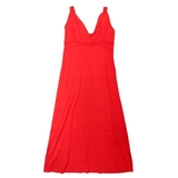 Сукня Queen Mum з рельєфами під грудьми, довга, р.44, червоний (3114.4635/7137) - Pampik