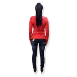 Туніка Queen Mum з підрізом та складами, р.44, червоний (2300.6727/6035) - Pampik - 5