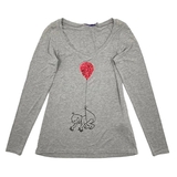 Туніка Queen Mum з малюком та кулькою, р.42, сірий (4314.6891/11205) - Pampik