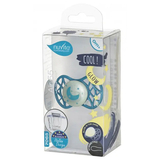 Силіконова симетрична пустушка Nuvita Air55 Cool Місяць, світиться у темряві, 0+ міс. (NV7065GE) - Pampik - 3