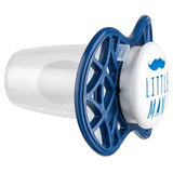 Силіконова симетрична пустушка Nuvita Air55 Cool Little Man, 6-12 міс. (NV7085NB) - Pampik - 2