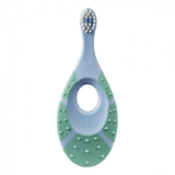 Дитяча зубна щітка Jordan Step By Step, 0-2 роки, екстрам'яка, світло-блакитний з бірюзовим (6220100) - Pampik