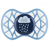 Силіконова симетрична пустушка Nuvita Air55 Cool Love, 6-12 міс. (NV7085CB) - Pampik