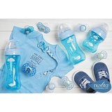 Силіконова симетрична пустушка Nuvita Air55 Cool Star, світиться у темряві, 0+ міс. (NV7065GA) - Pampik - 10