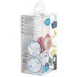 Силіконова ортодонтична пустушка Nuvita Air55 Cool Хмарка, світиться у темряві, 0+ міс. (NV7064GSA) - Pampik - 4