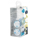 Силіконова симетрична пустушка Nuvita Air55 Cool Star, світиться у темряві, 0+ міс. (NV7065GA) - Pampik - 4