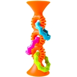 Прорізувач-брязкальце Fat Brain Toys pipSquigz Loops на присосках, помаранчевий (F165ML) - Pampik