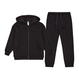 Спортивний костюм на флісі Garnamama Oversize sport zip штани зі шнурком 122 Чорний (1043671.1408681) - Pampik - 6