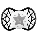 Силіконова симетрична пустушка Nuvita Air55 Cool Baby Star, 0+ міс. (NV7065IB) - Pampik