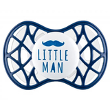 Силіконова симетрична пустушка Nuvita Air55 Cool Little Man, 6-12 міс. (NV7085NB) - Pampik