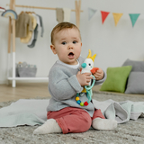 Мягкая развивающая игрушка-подвеска Fehn DobabyDoo Попугай (4001998049060) - Pampik - 7